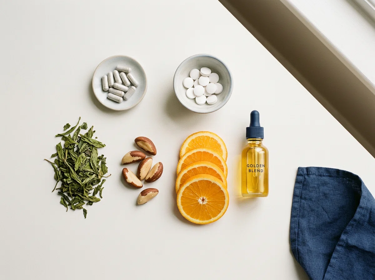 Naturliga ingredienser - vitaminer och mineraler för daglig energi